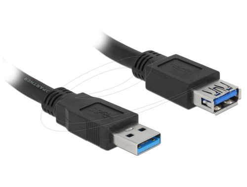 USB 3.0 Extension Cable A-M to A-F 3m Black