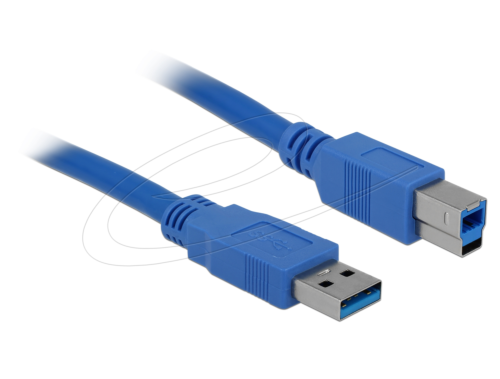 Cable USB 3.0 type-A male > USB 3.0 type-B male 3 m blue
