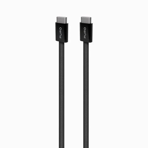 Braided Cable FABK4 USB-C to USB-C, 1.5m 60W 480mbps, black