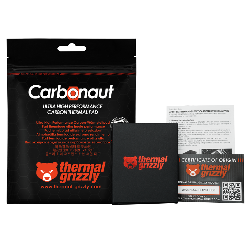 Thermal Grizzly Carbonaut Thermal Pad - 32 mm- 32 mm- 0,2 mm