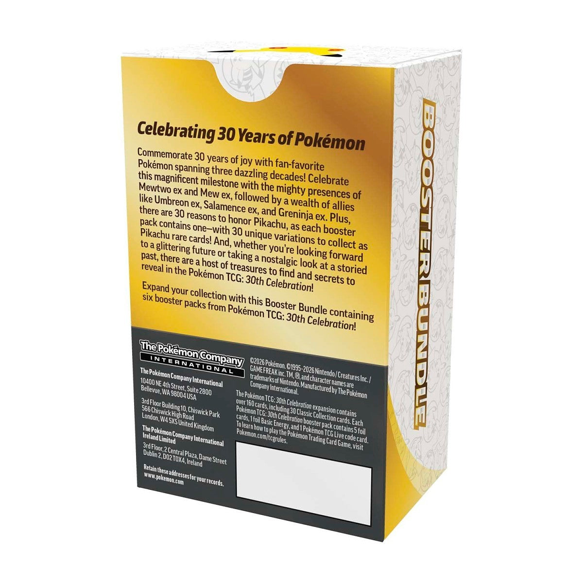 Pokémon TCG: 30th Celebration Booster Bundle (6 Packs)