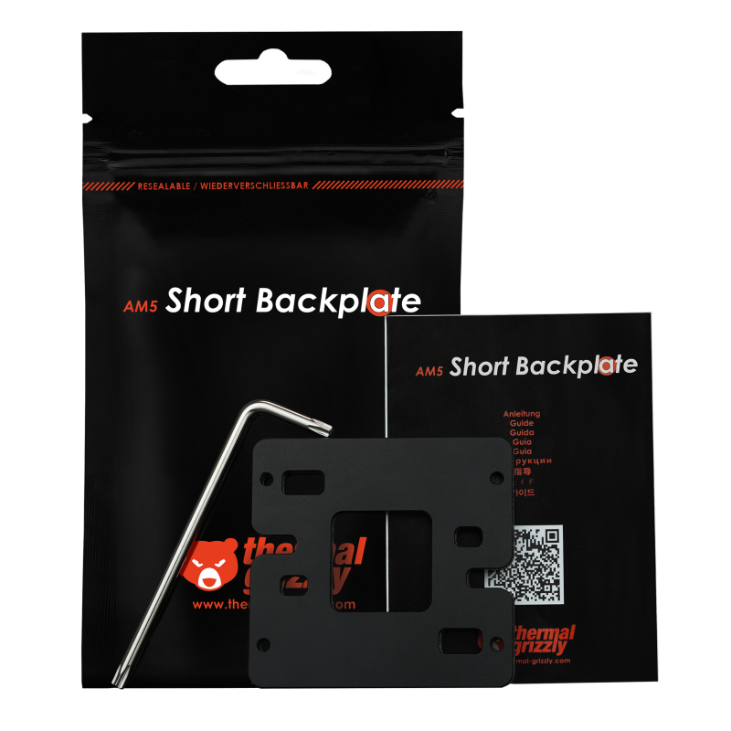 Thermal Grizzly AMD AM5 Short Backplate