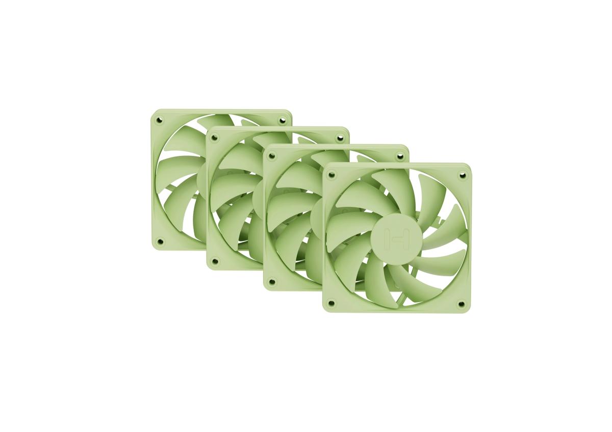 HYTE FA12 VENTILATOR - Matcha Mælk / Grøn, 4-pak