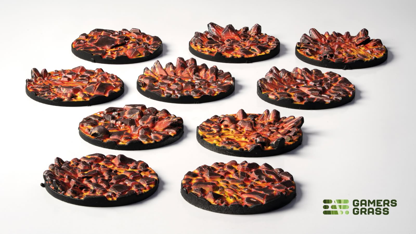 Molten Lava Round 28mm (x10)
