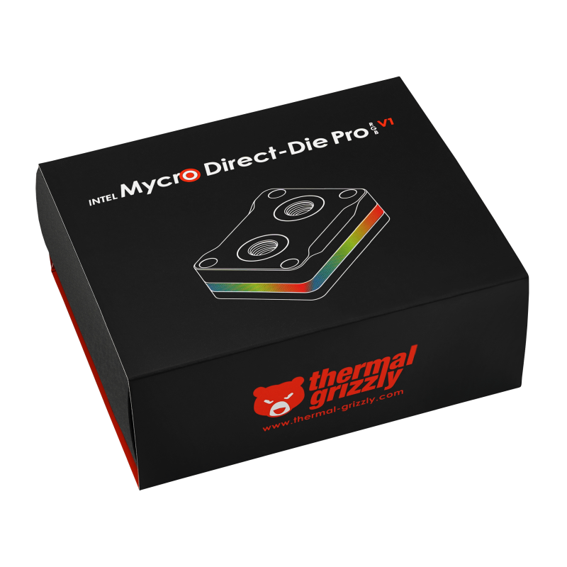 Thermal Grizzly Intel Mycro Direct-Die Pro RGB V1 CPU Water cooler