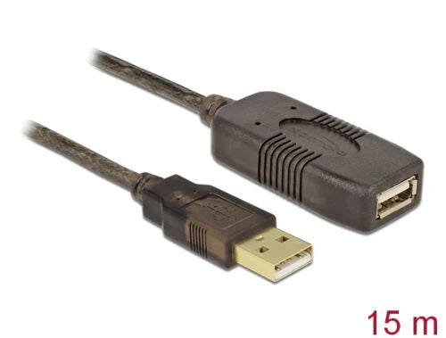 Cable USB 2.0 Extension, active 15 m