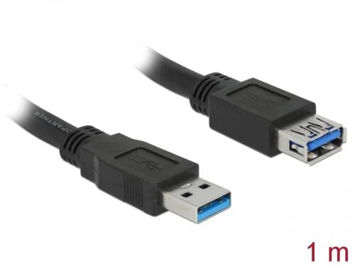 Extension cable USB 3.0 Type-A male > USB 3.0 Type-A  1.0 m