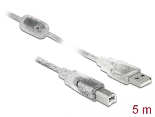 Cable USB 2.0 Type-A male > USB 2.0 Type-B male 5 m