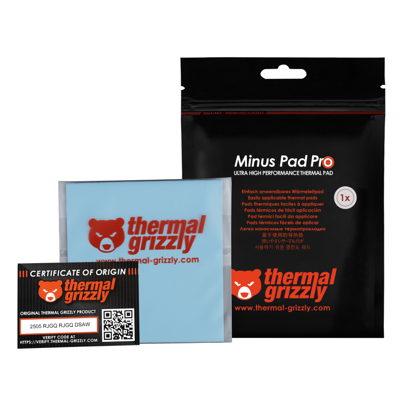 Thermal Grizzly Minus Pad Pro - 100x100x1,0 mm