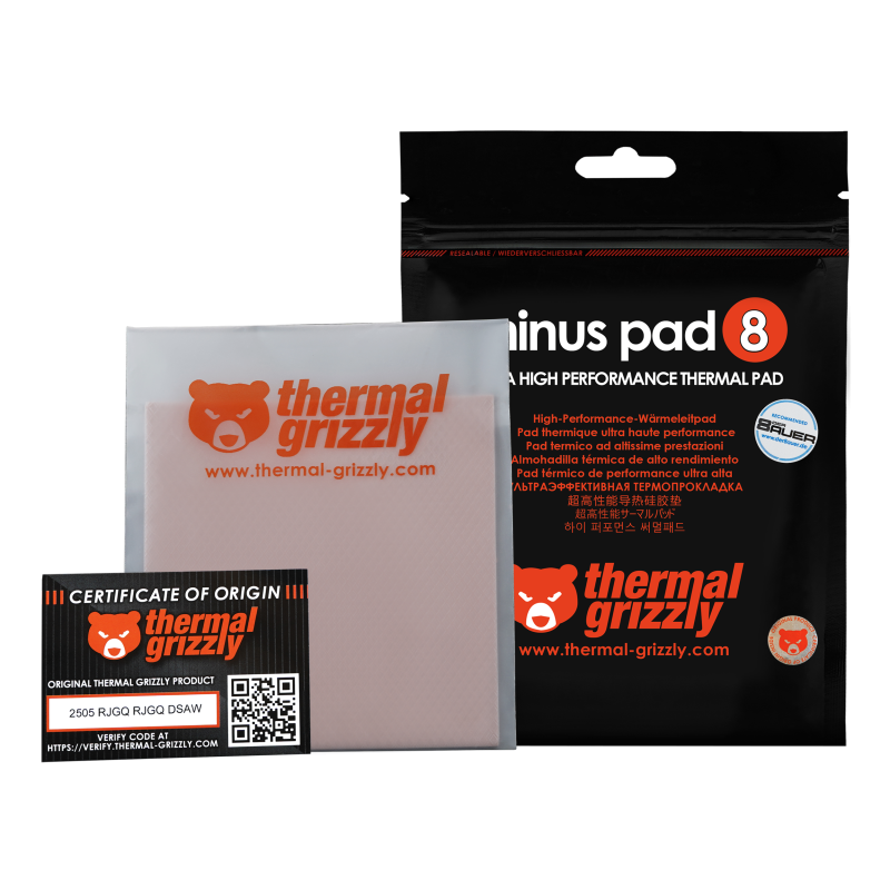 Thermal Grizzly Minus Pad 8 - 100 x 100 x 3,0 mm