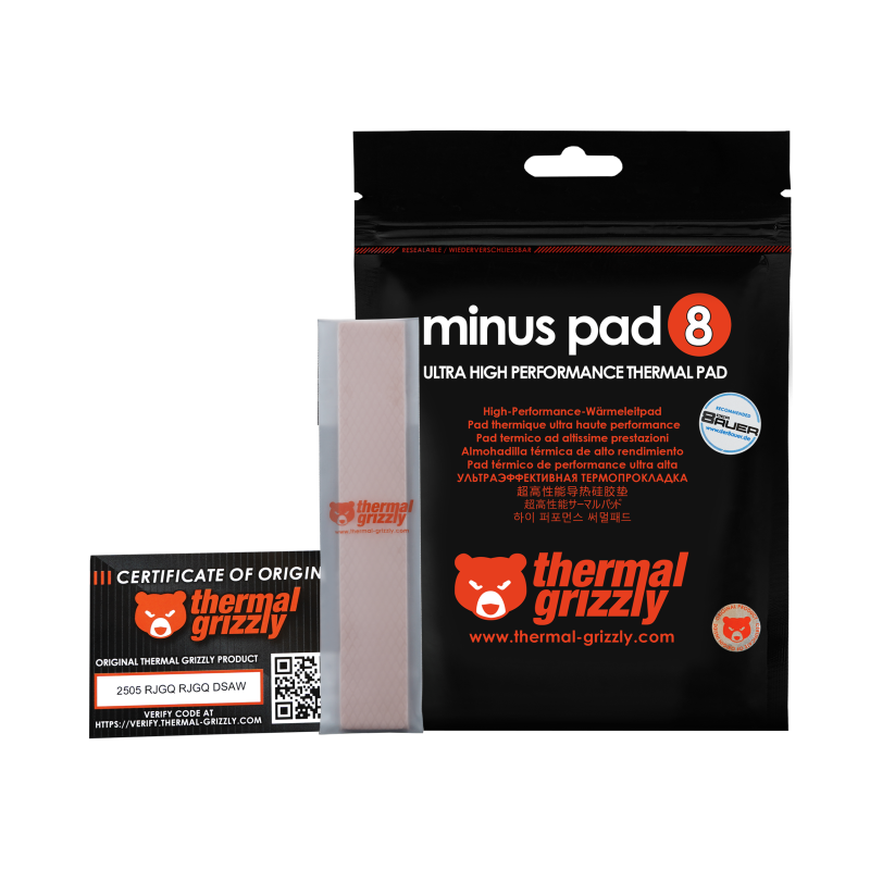 Thermal Grizzly Minus Pad 8 - 20x 120x 0,5 mm - 2 Pack