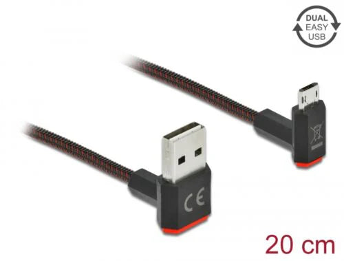 EASY-USB 2.0 Type-A male to EASY-USB Micro-B male 0.2 m