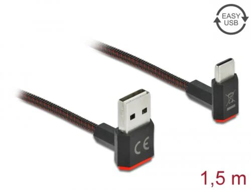 EASY-USB 2.0 Type-A male to USB Type-C™ male  1.5 m