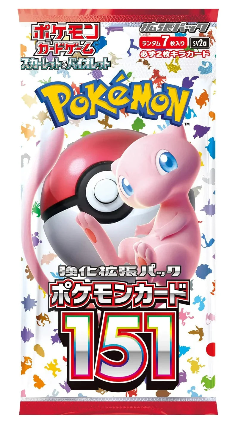Pokémon Scarlet & Violet 151 Booster Pack (SV2a) – Japansk