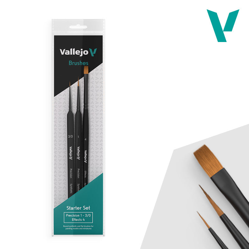 Vallejo Brush - Starter Set Precision/Effects
