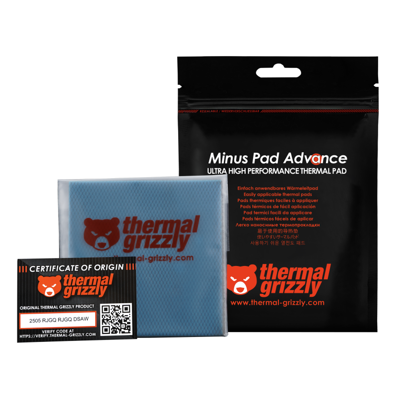 Thermal Grizzly Minus Pad Advance - 100x100x2,0 mm 2 pcs