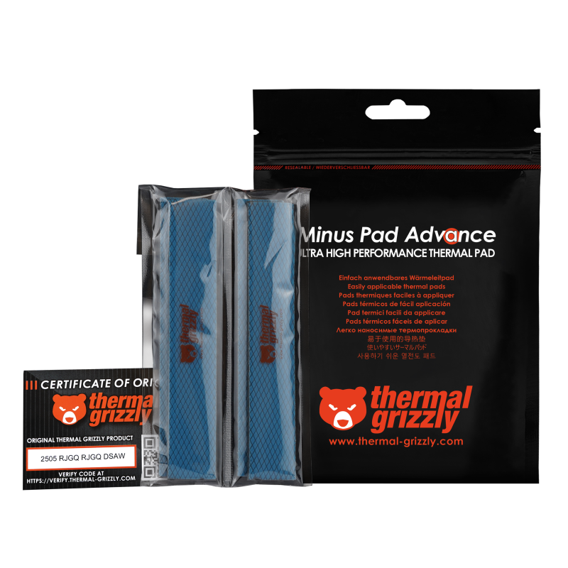 Thermal Grizzly Minus Pad Advance - 120x20x3,0 mm 4 pcs