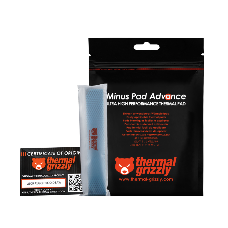 Thermal Grizzly Minus Pad Advance - 120x20x1,0 mm 4 pcs