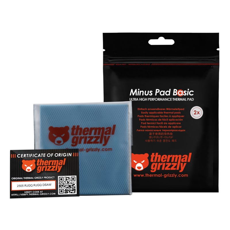 Thermal Grizzly Minus Pad Basic - 100x100x2,0 mm 2 pcs