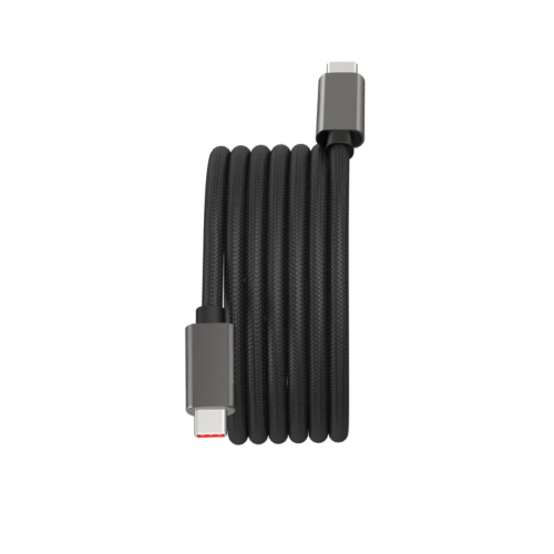 Magnetic USB-C to USB-C cable X-Magnet Plus, 240W, 1.5m, blk