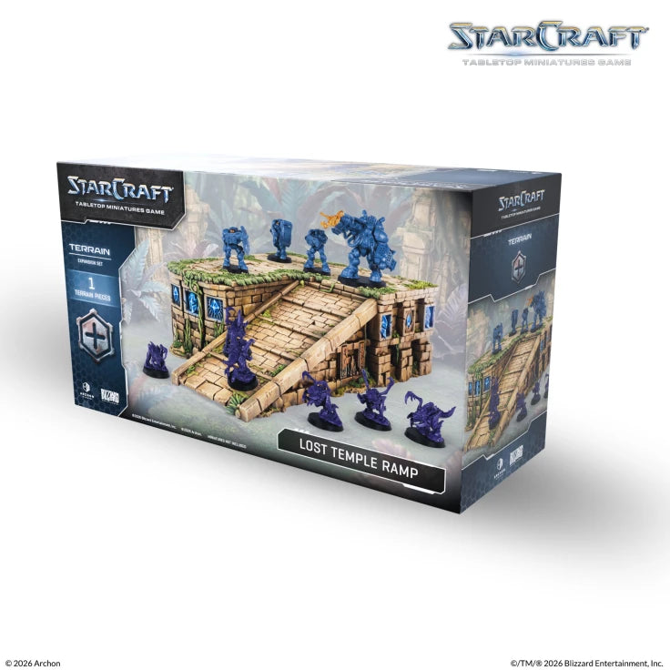 StarCraft: The Miniatures Game – Lost Temple Ramp – Terrain Expansion Set (ENG)