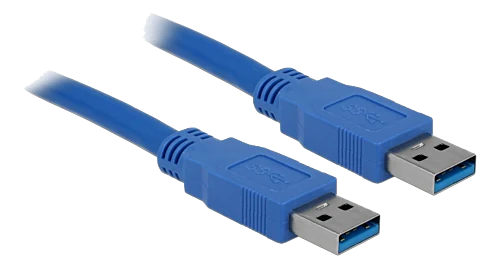 Cable USB 3.0 Type-A male > USB 3.0 Type-A male 3 m blue