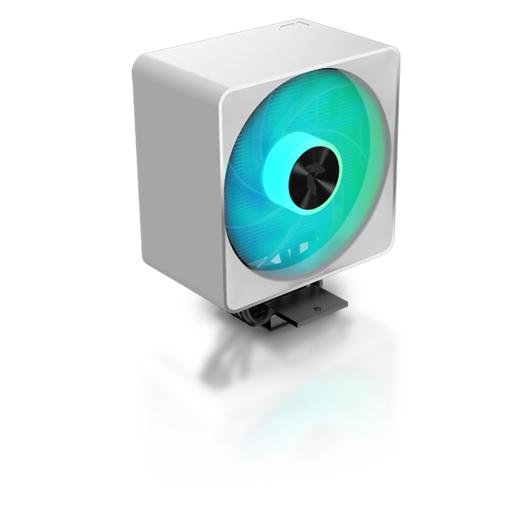 APNX AP1 ARGB White - 150mm height, ARGB, Supports AM5/LGA 1700