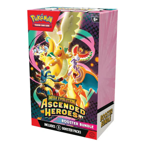 Pokemon Ascended Heroes Booster Bundle (6 boosters)