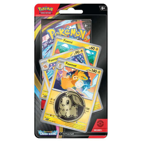 Pokémon Mega Evolution: Chaos Rising – Pawmot Premium Checklane Blister