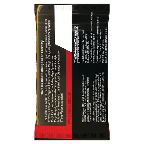 Pokemon TCG: Mega Evolution - Chaos Rising Booster Pack
