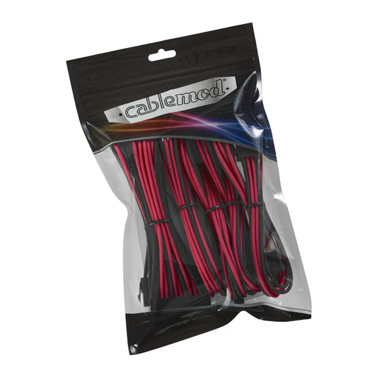 CableMod Classic ModMesh Cable Extension Kit - 8+6 Series - black/red