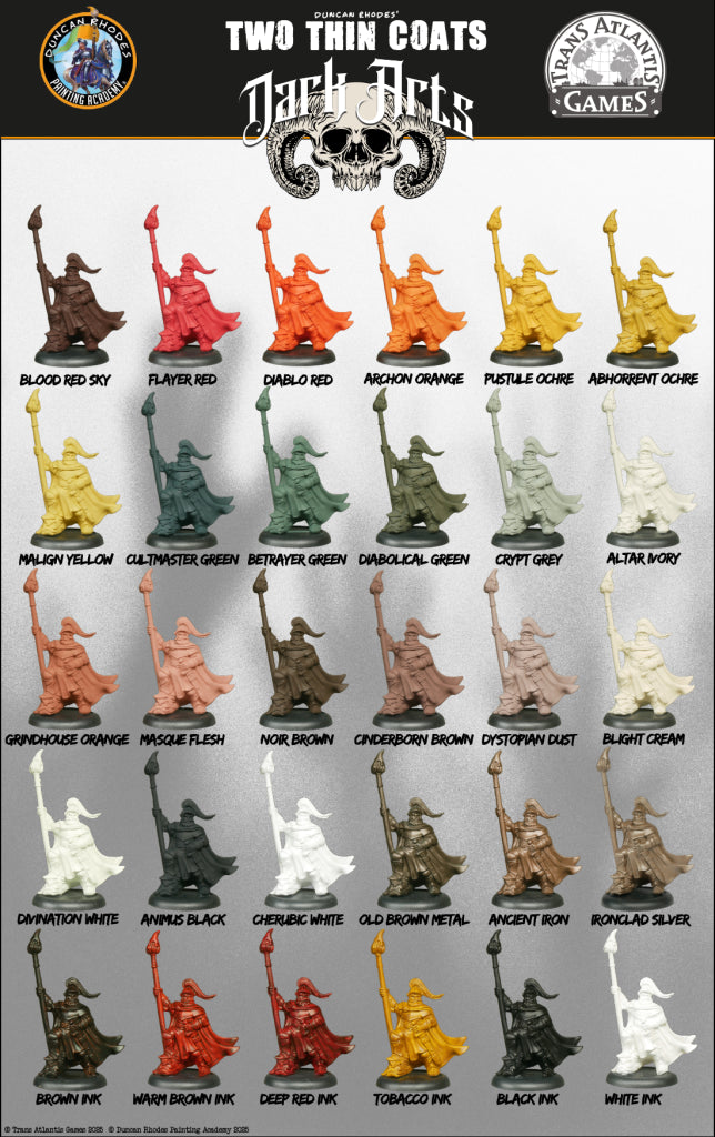 Two Thin Coats Dark Arts - Grimdark Paint Set (30 colours)