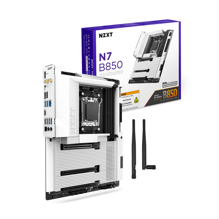 NZXT N7 B850 DDR5 White