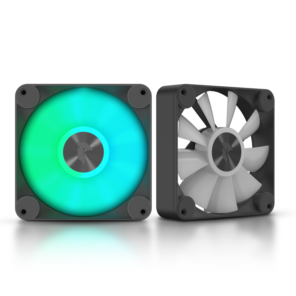 APNX 120mm fan, PWM ,ARGB , 3-pack, Black