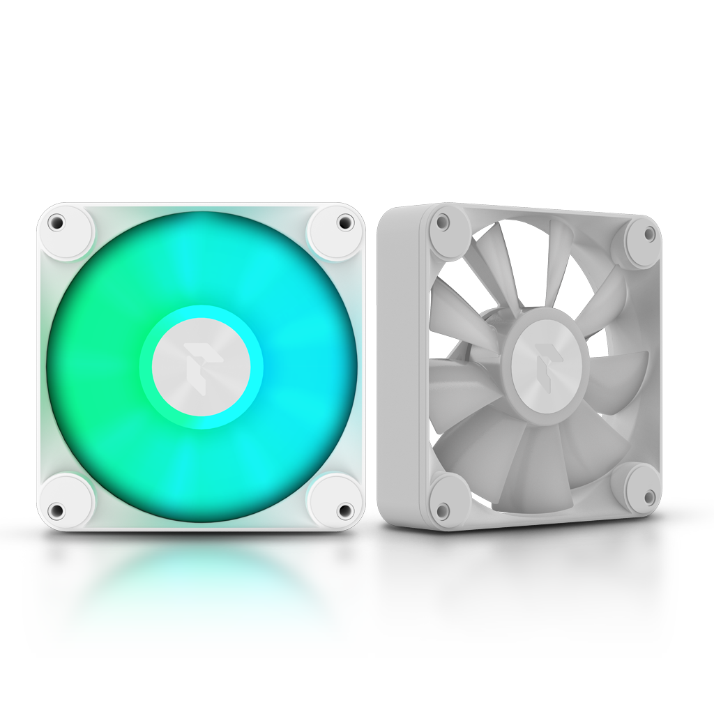 APNX 120mm fan, PWM ,ARGB , 3-pack, White