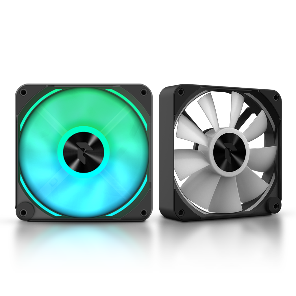 APNX FP2-120 ARGB PWM Fan Black - 120mm - includes reverse blade