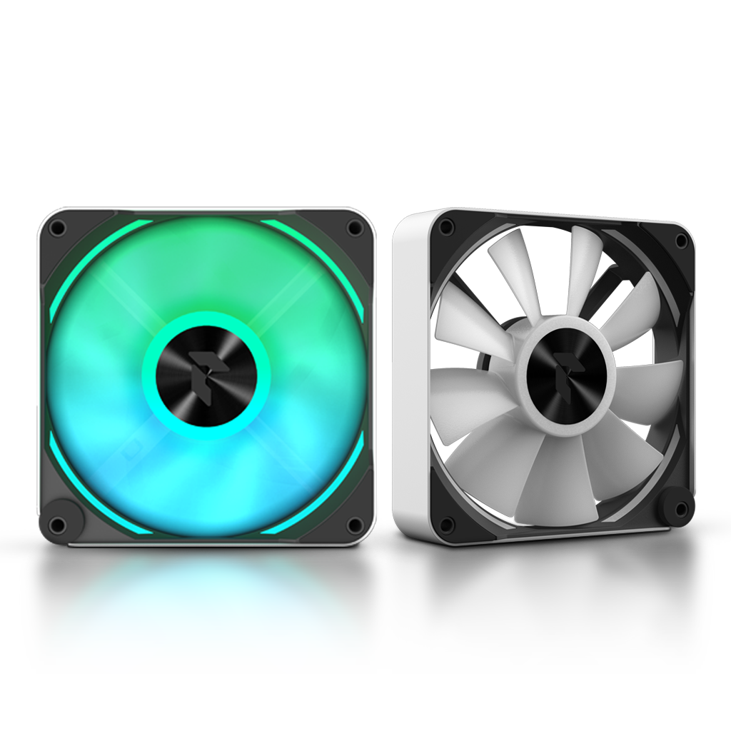 APNX FP2-120 ARGB PWM Fan White - 120mm - includes reverse blade