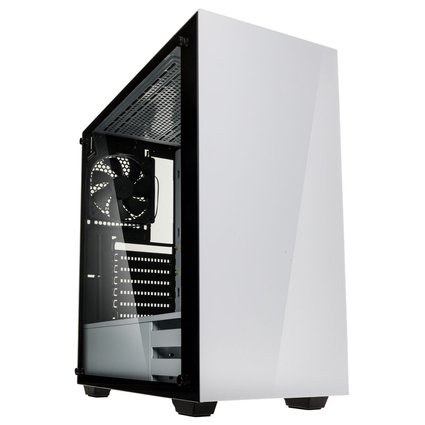 Kolink Stronghold Midi-Tower, Tempered Glass - White Window