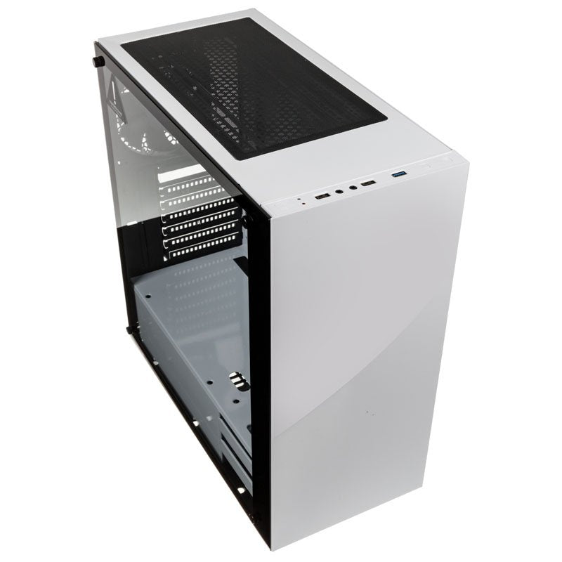 Kolink Stronghold Midi-Tower, Tempered Glass - White Window