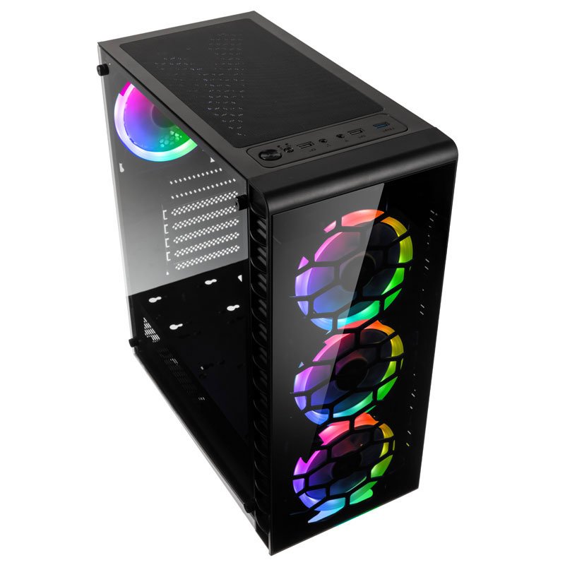 Kolink Observatory Lite RGB Midi-Tower - Black