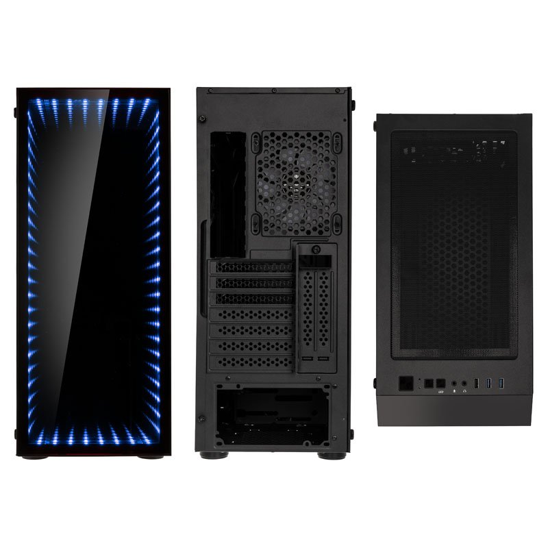 Kolink Void Rift ARGB Midi Tower Case - Black