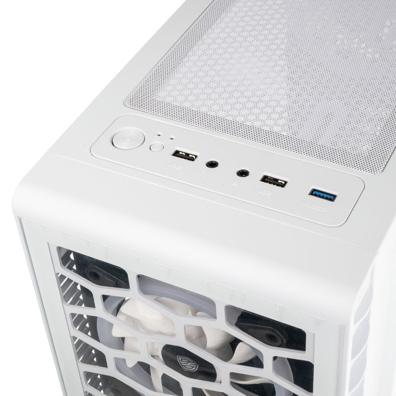 Kolink Observatory Lite ARGB Midi Tower Gaming Case White