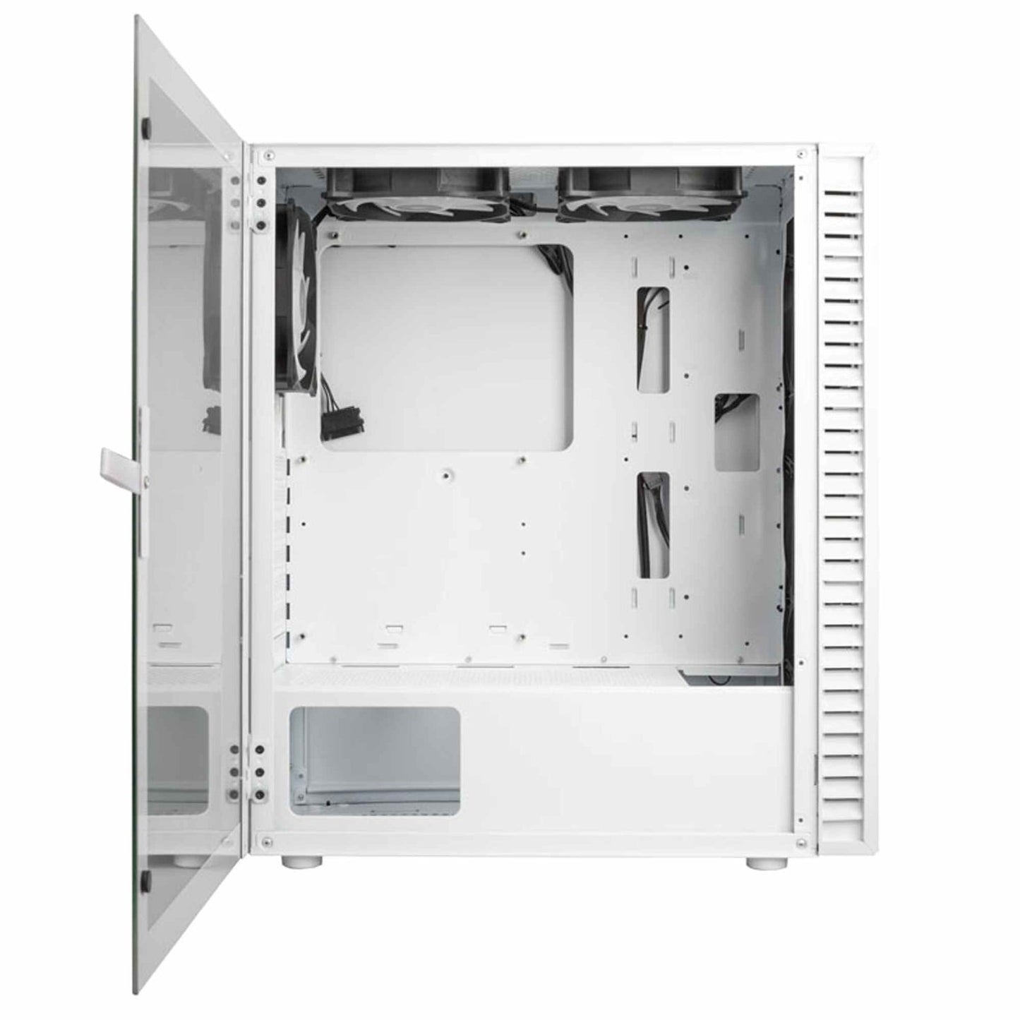 Kolink Observatory HF Glass ARGB Midi Tower Case - White