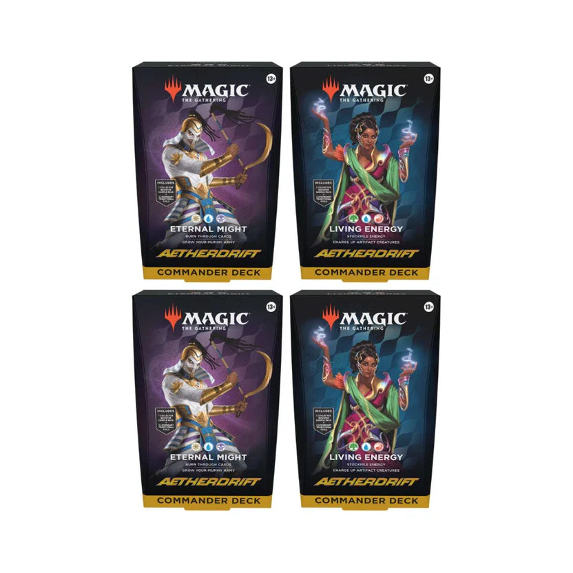 Magic the Gathering: Aetherdrift Commander Deck Set (4)