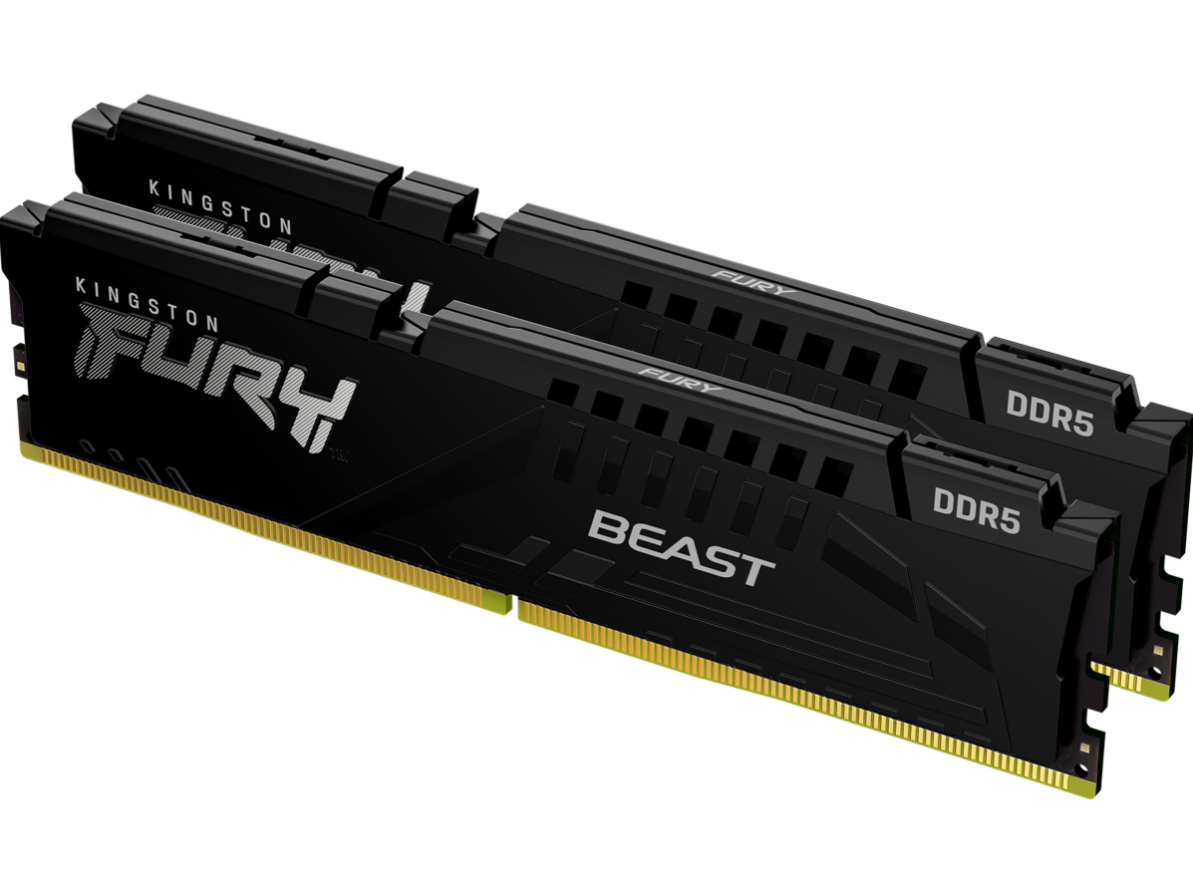 Kingston FURY Beast DDR5-5600 – 16GB (2x8GB) – CL36 – Dual Channel – AMD EXPO / Intel XMP – Svart