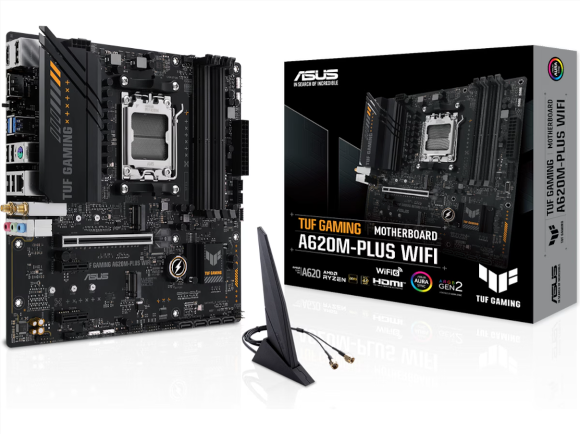 ASUS TUF GAMING A620M-PLUS WIFI Moderkort