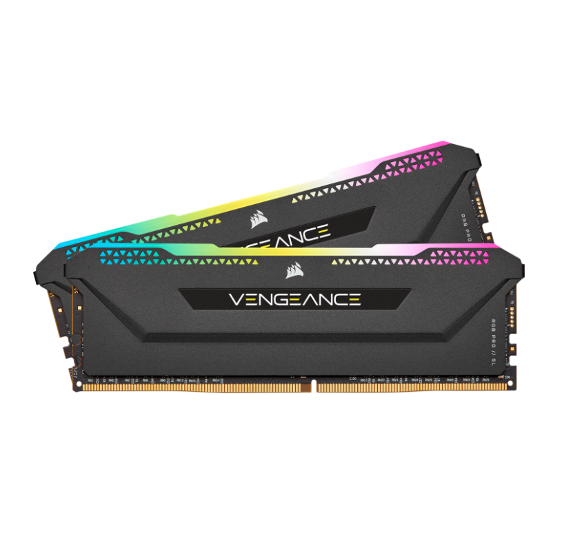 Corsair Vengeance RGB PRO SL DDR4-3200 – 32GB (2x16GB) – CL16 – Dual Channel – AMD Optimized – Svart med RGB
