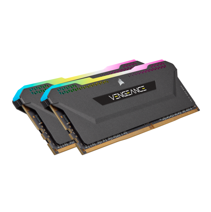 Corsair Vengeance RGB PRO SL DDR4-3200 – 32GB (2x16GB) – CL16 – Dual Channel – AMD Optimized – Svart med RGB