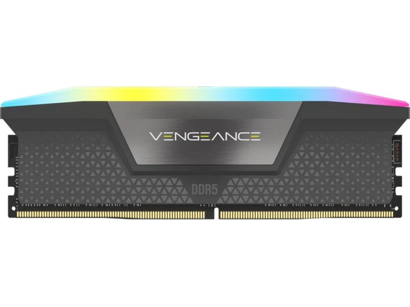 Corsair Vengeance RGB DDR5-5600 – 32GB (2x16GB) – CL36 – Dual Channel – AMD EXPO / Intel XMP – Grå med RGB