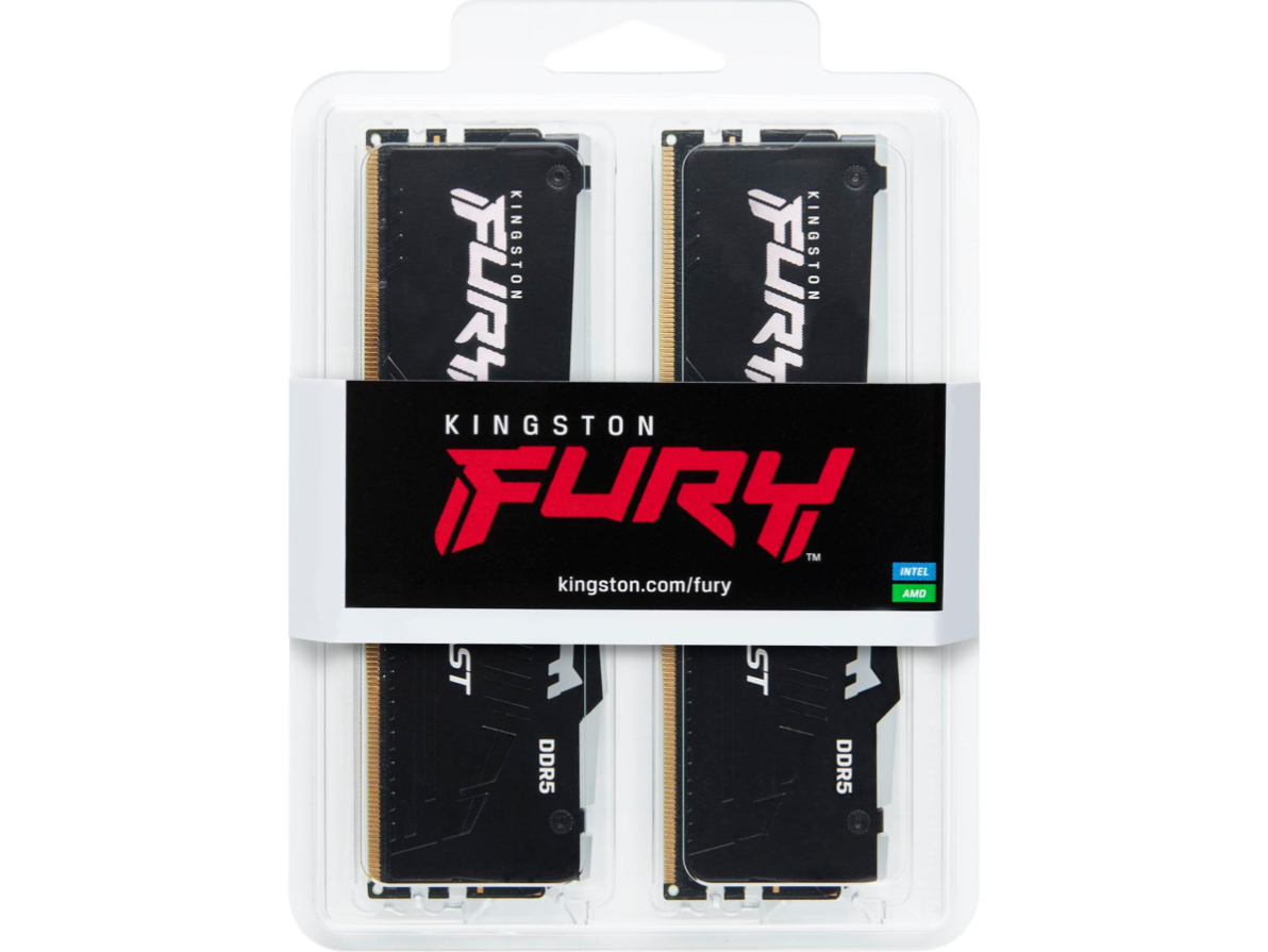Kingston FURY Beast RGB DDR5-5600 – 32GB (2x16GB) – CL36 – Dual Channel – AMD EXPO / Intel XMP – Svart